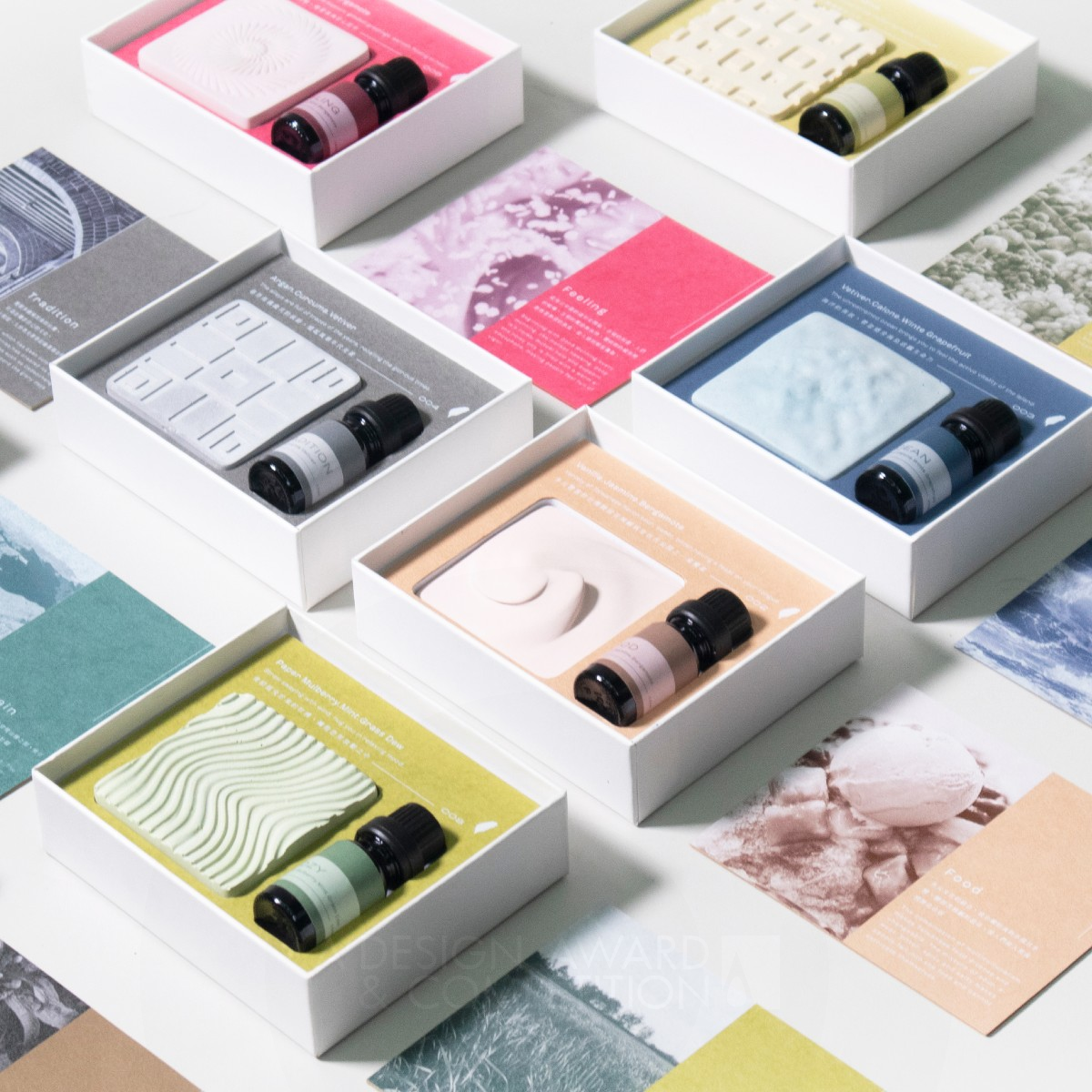 Scent Essential Oil Packaging by Jia-Rong Chang and Shu-Shan Tsai Silver Packaging Design Award Winner 2022 