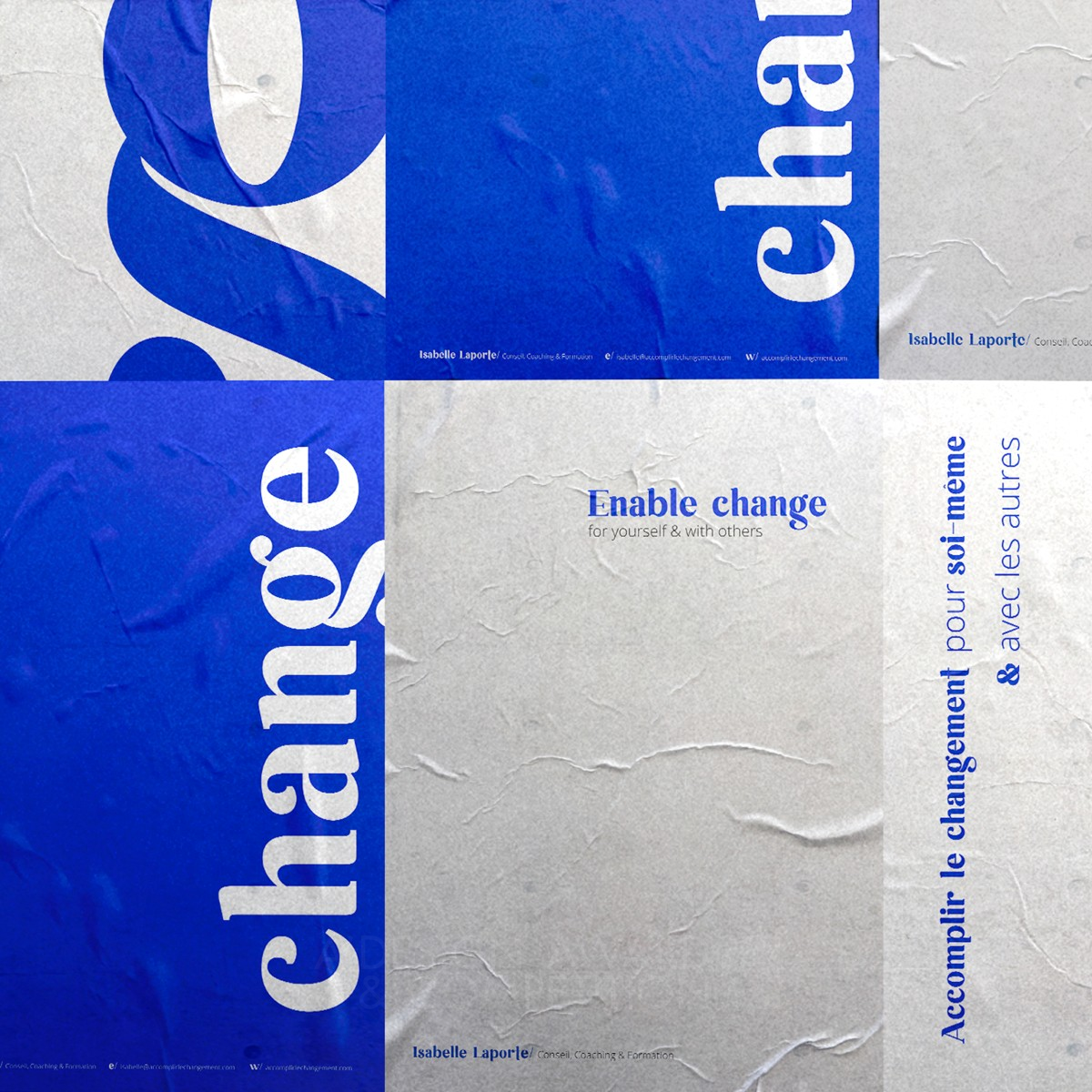 Enable Change Brand Identity by Squared Iron Graphics, Illustration and Visual Communication Design Award Winner 2022 