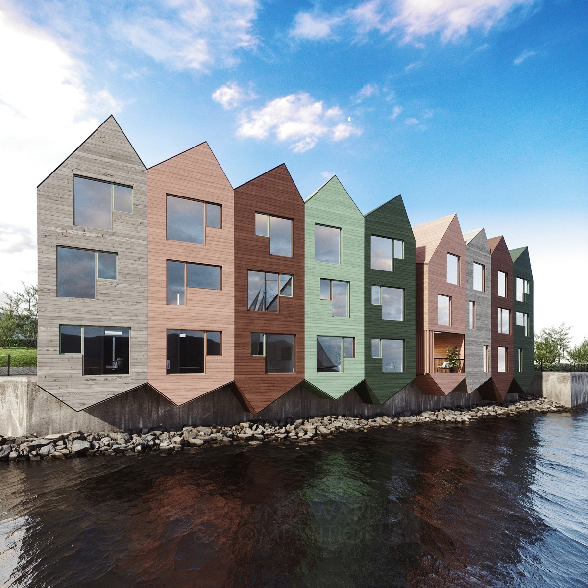 Gateway to Lofoten Appartments by Manuela Hardy Iron Architecture, Building and Structure Design Award Winner 2022 