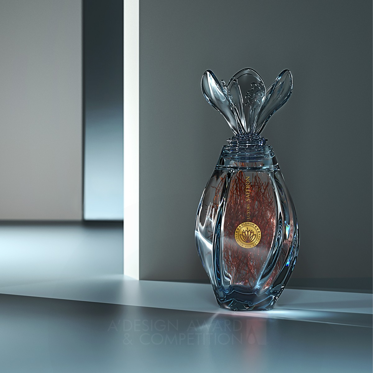 Glorium Saffron Packaging by Arvin Maleki Bronze Packaging Design Award Winner 2022 