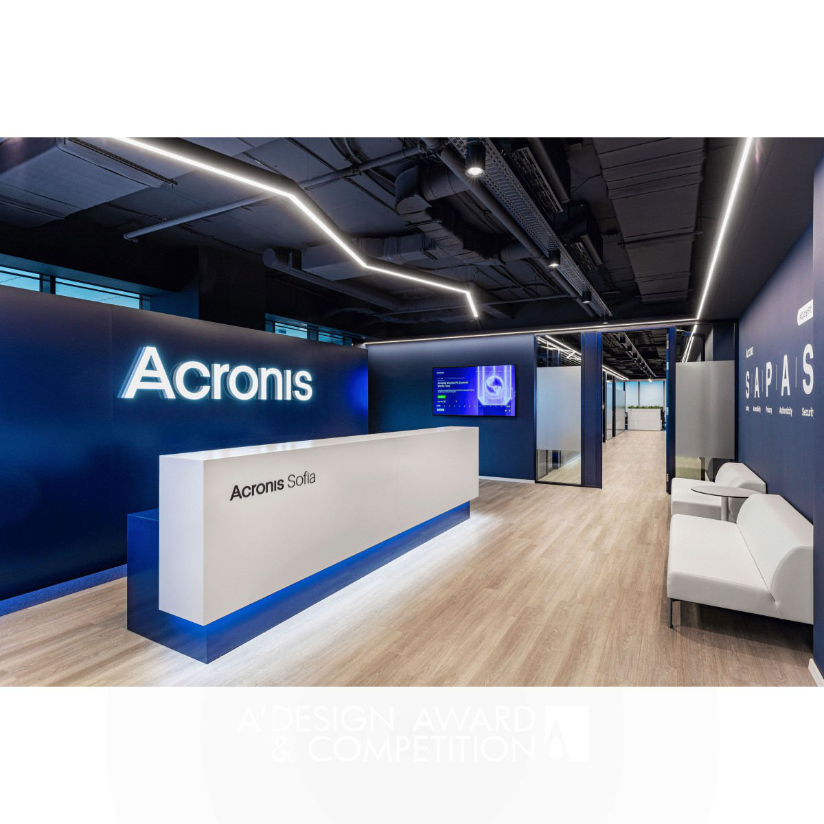 Acronis Sofia Office Space by Helen Koss Iron Interior Space and Exhibition Design Award Winner 2022 
