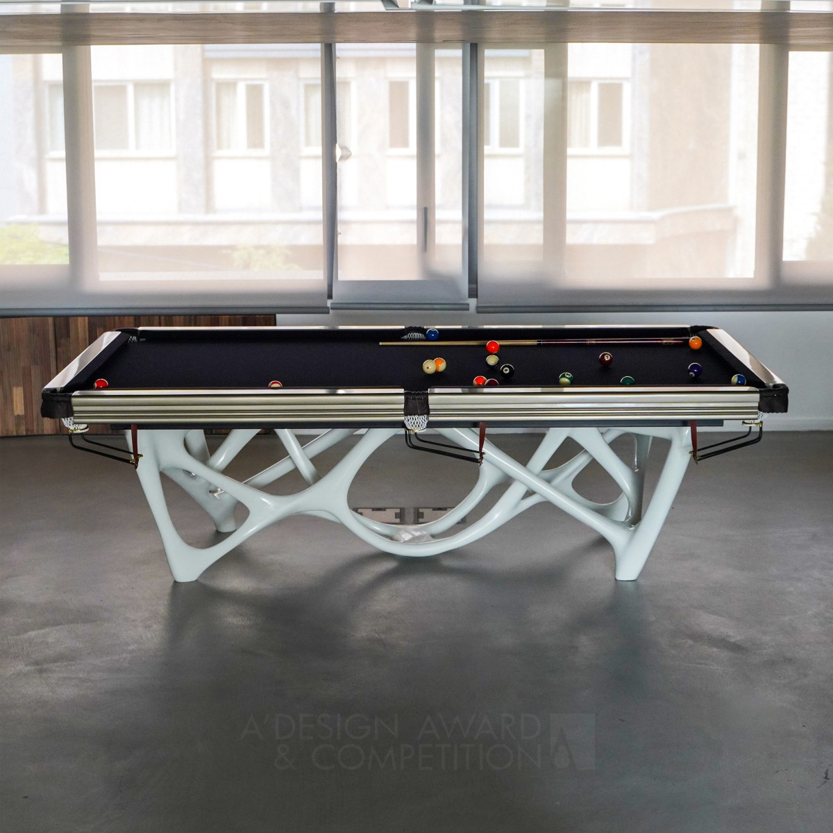 Meta Cell Pool Table by Abbas Sufi Nejad Bronze Furniture Design Award Winner 2022 