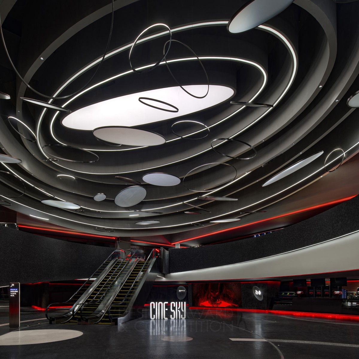 The Gravity Cinema by Oft Interiors Ltd. Silver Interior Space and Exhibition Design Award Winner 2023 