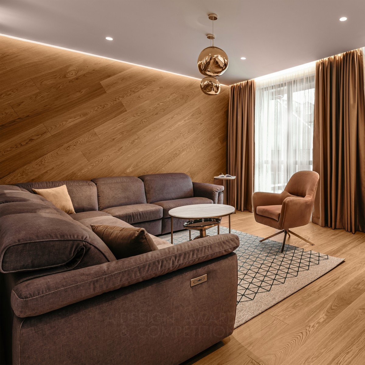 Breeze Suite Apartment by Elina Yaneva Bronze Interior Space and Exhibition Design Award Winner 2023 