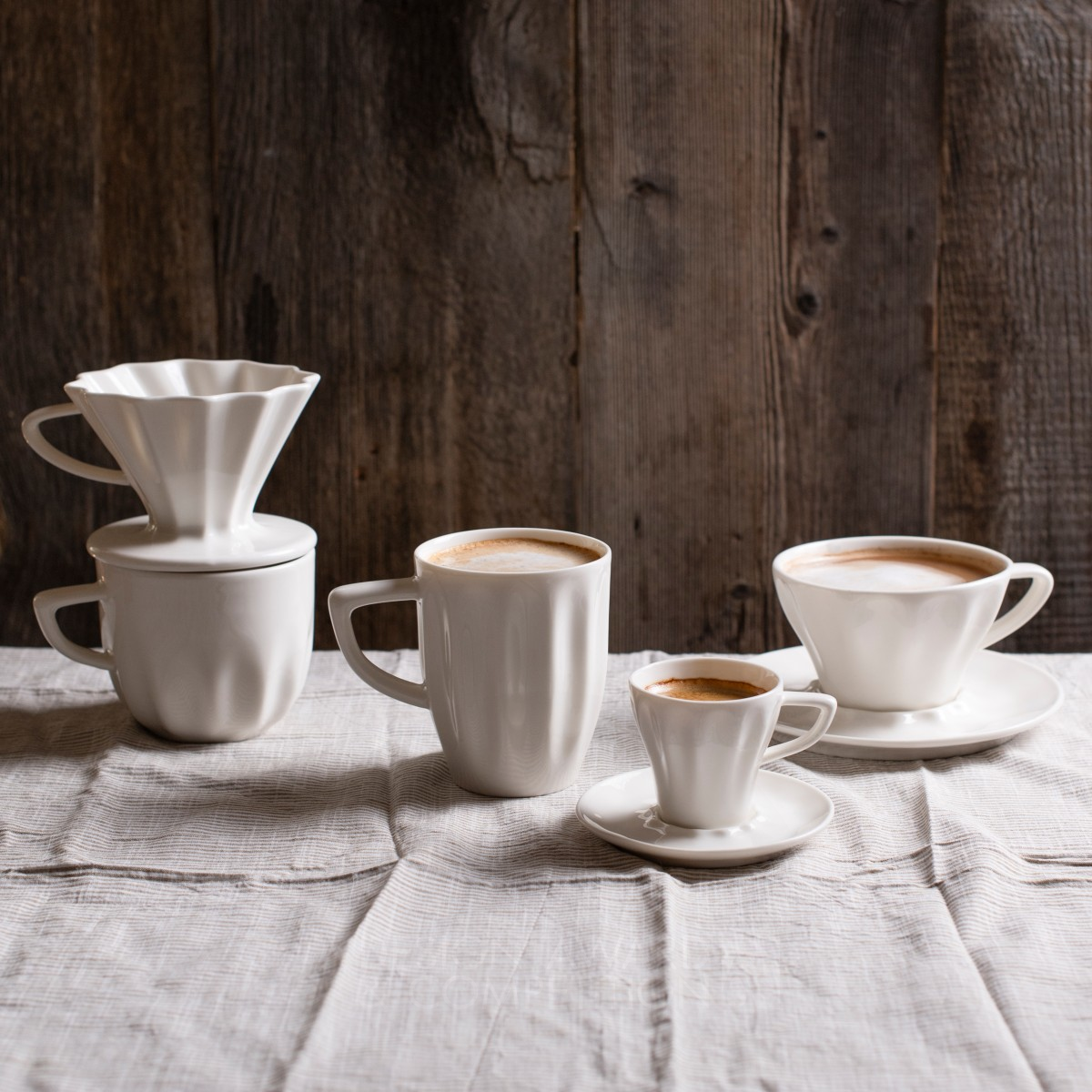 Raw Coffee Cup Series by Mustafa Bekiroglu Bronze Bakeware, Tableware, Drinkware and Cookware Design Award Winner 2023 