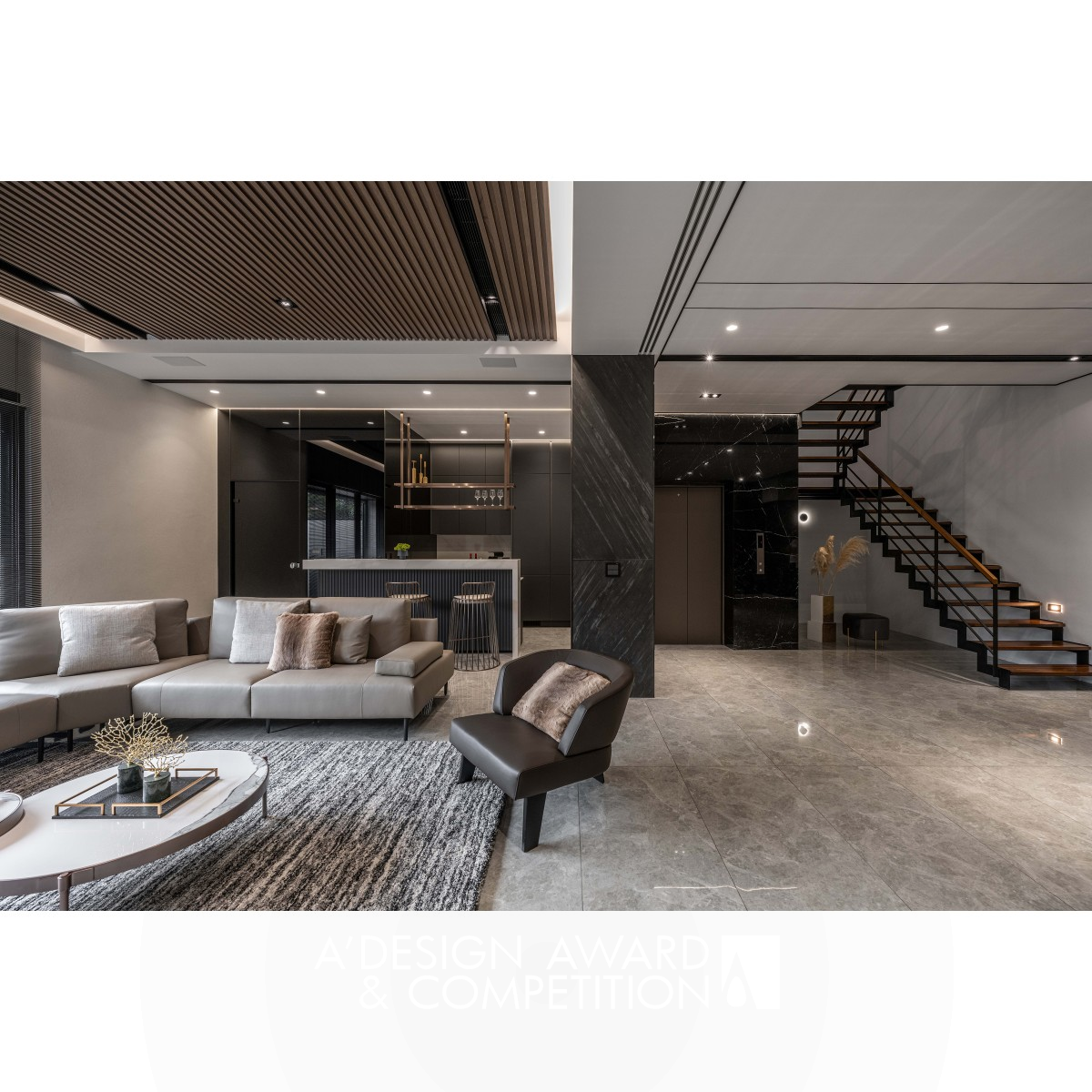 Line and Structure Residential by San.O Interior Design Bronze Interior Space and Exhibition Design Award Winner 2023 