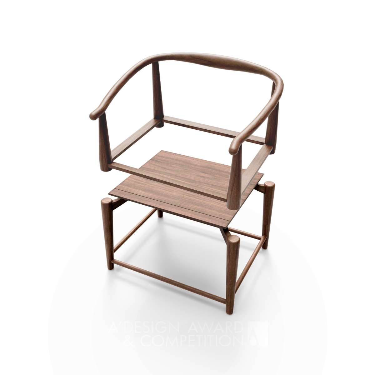 Relax Composable Leaning Chair by Meng Quan Wang Silver Furniture Design Award Winner 2023 