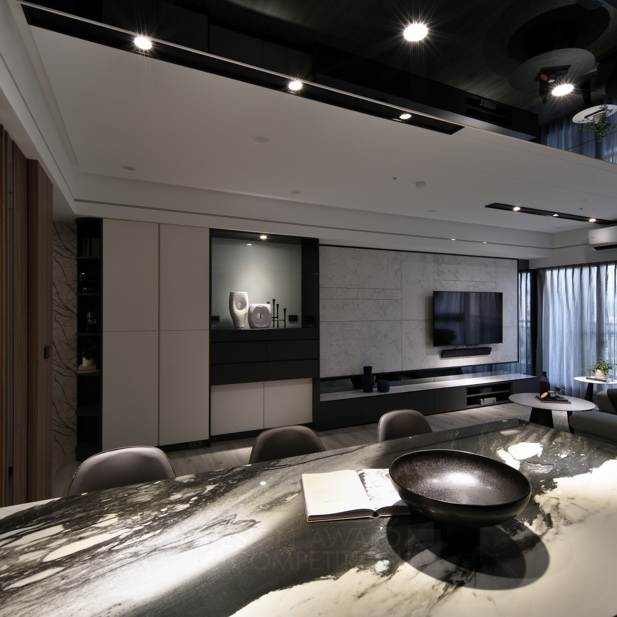 Ink Highlight Residential by Kan Shih Ming Iron Interior Space and Exhibition Design Award Winner 2023 