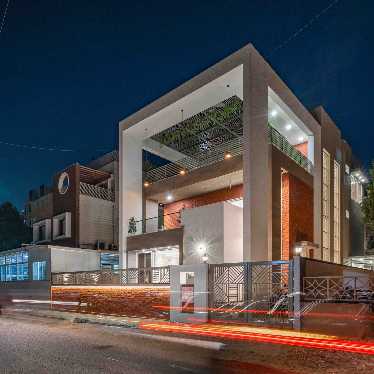 The Shaded House Individual Residential Home by Prashant Parmar Bronze Architecture, Building and Structure Design Award Winner 2023 