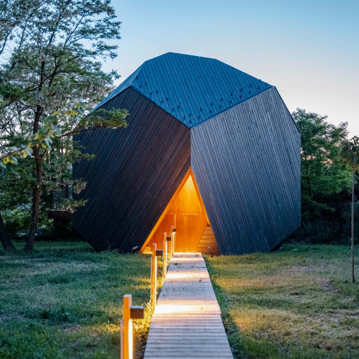 The Rock Cabins Hospitality by Hello Wood Silver Architecture, Building and Structure Design Award Winner 2023 