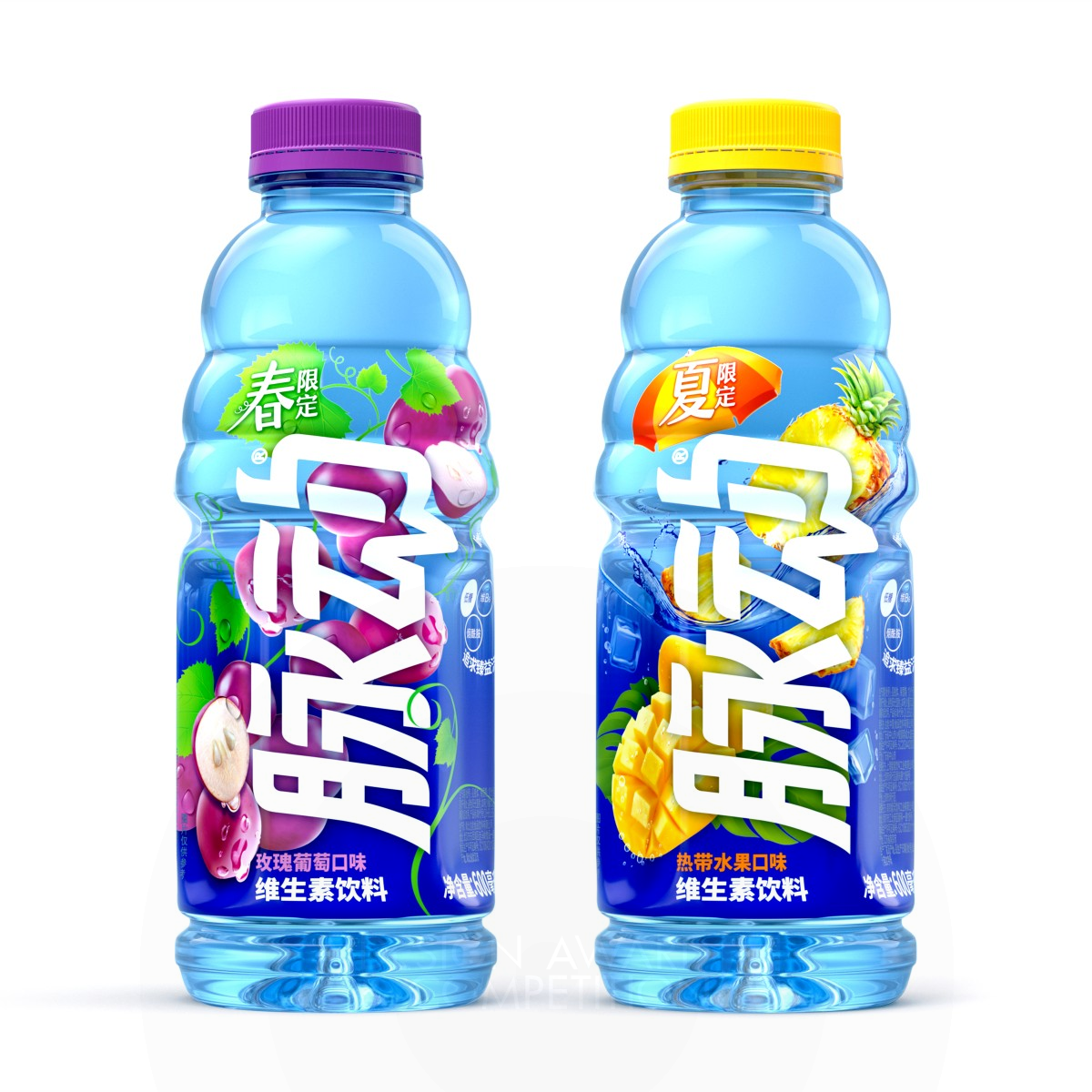 Mizone Seasonal Beverage by Blackandgold Design (Shanghai) Co., Ltd. Iron Packaging Design Award Winner 2023 