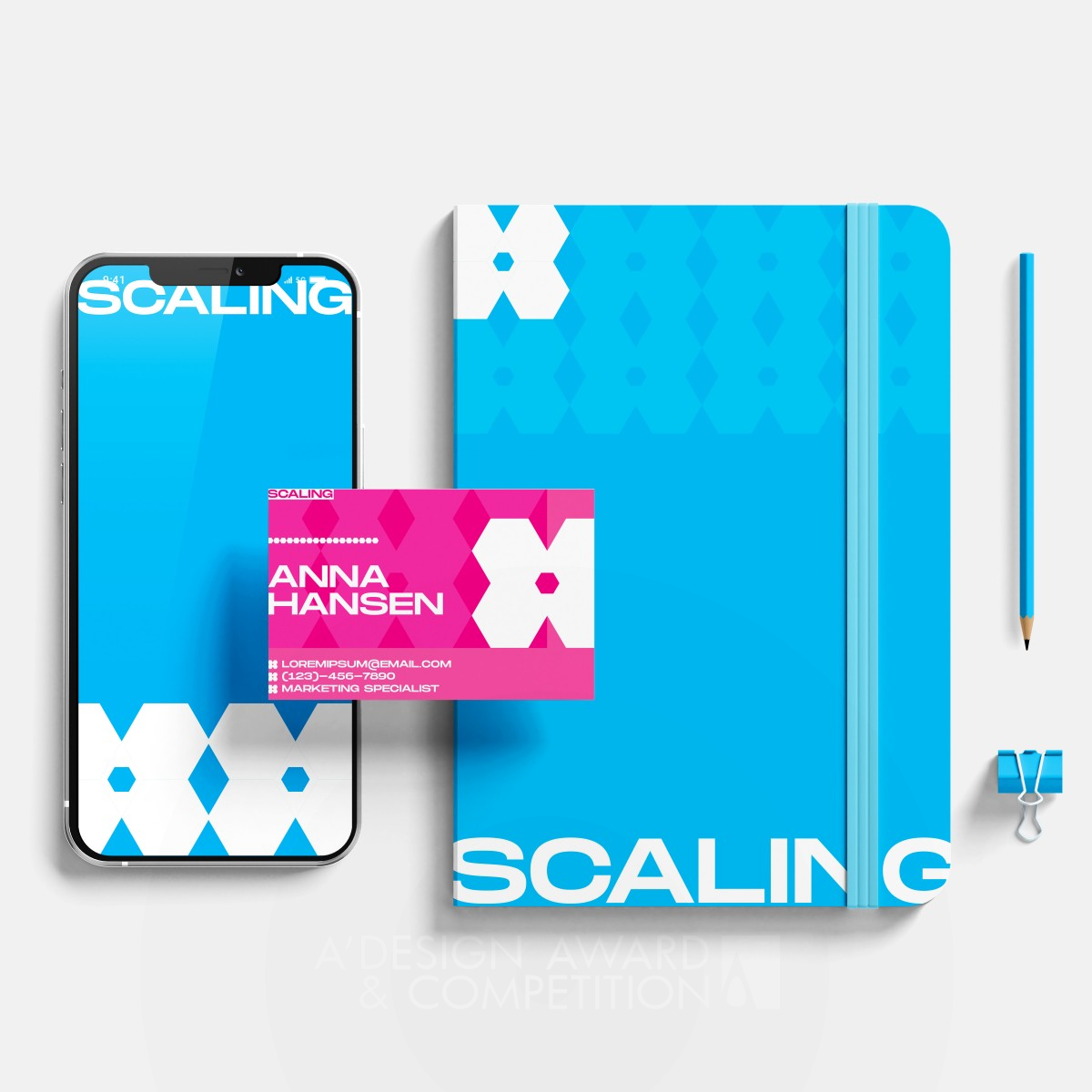 Scaling Inc Brand Identity  by Yanming Chen Iron Graphics, Illustration and Visual Communication Design Award Winner 2023 