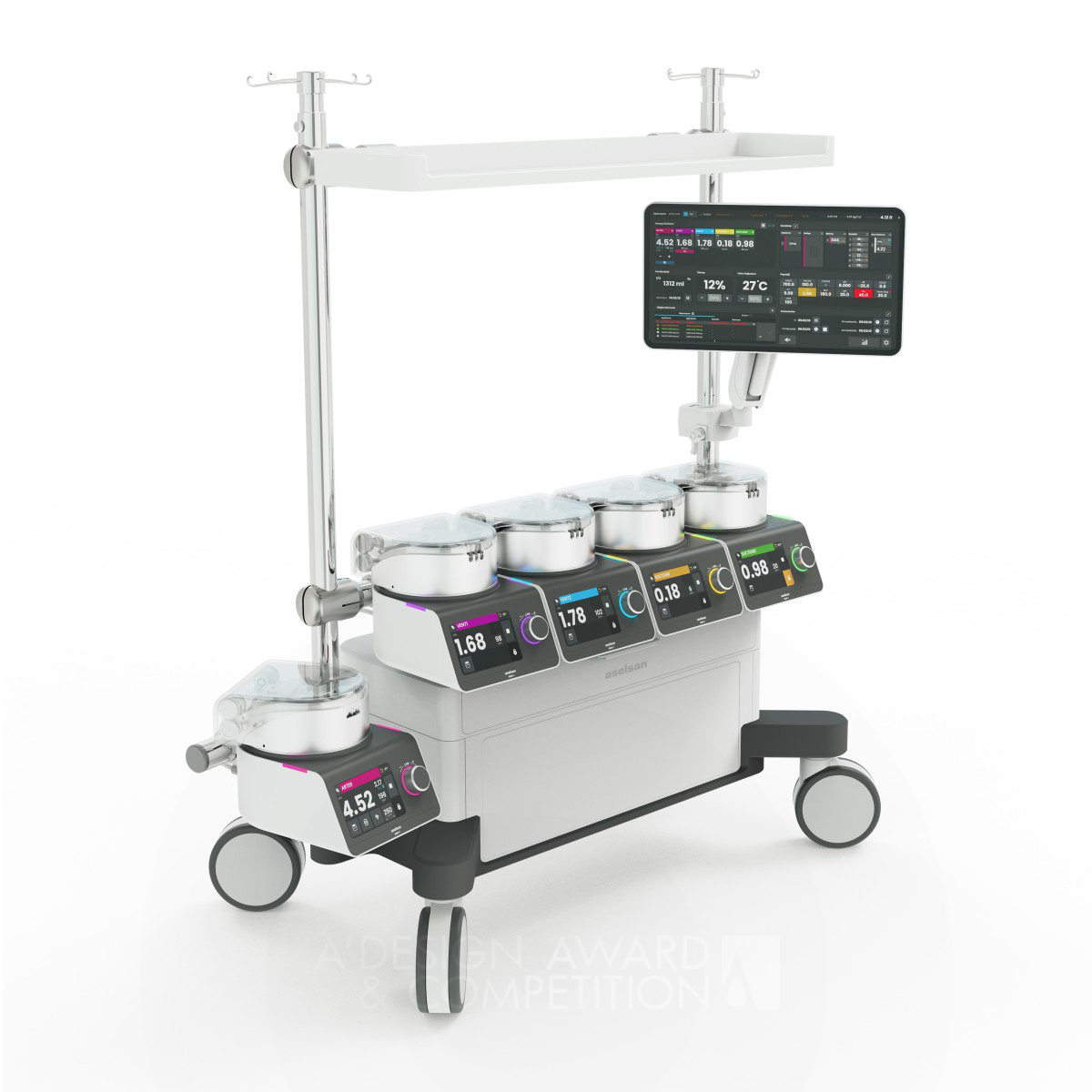 Aselsan Hlm Heart Lung Machine by Eren Donertas Golden Medical Devices and Medical Equipment Design Award Winner 2023 