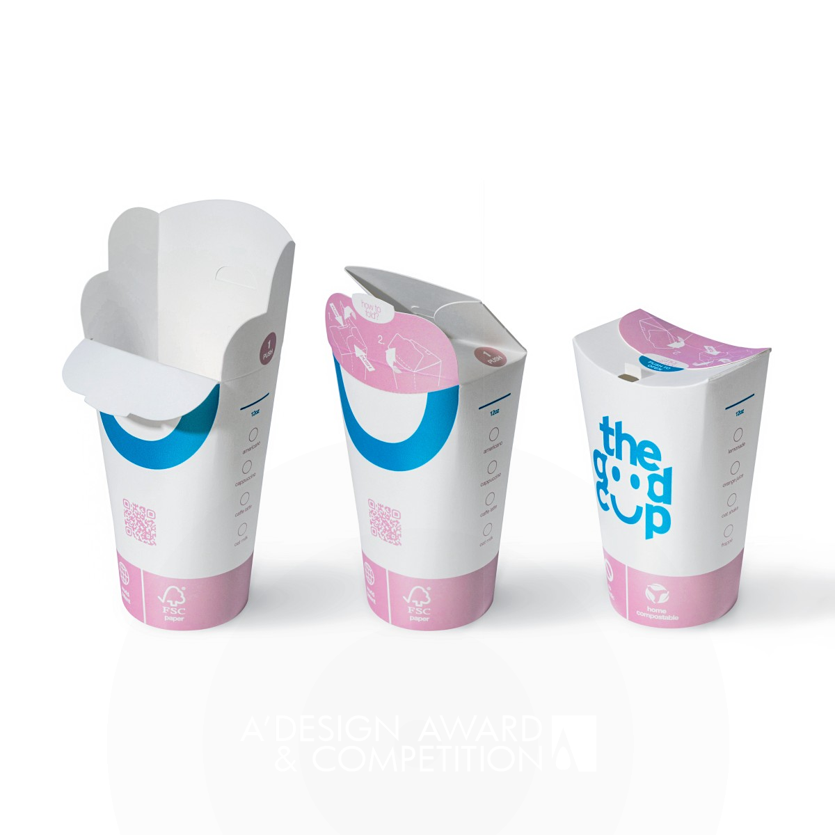 The Good Cup Sustainable Packaging by Cyril Drouet Silver Disposable and Single-Use Product Design Award Winner 2023 