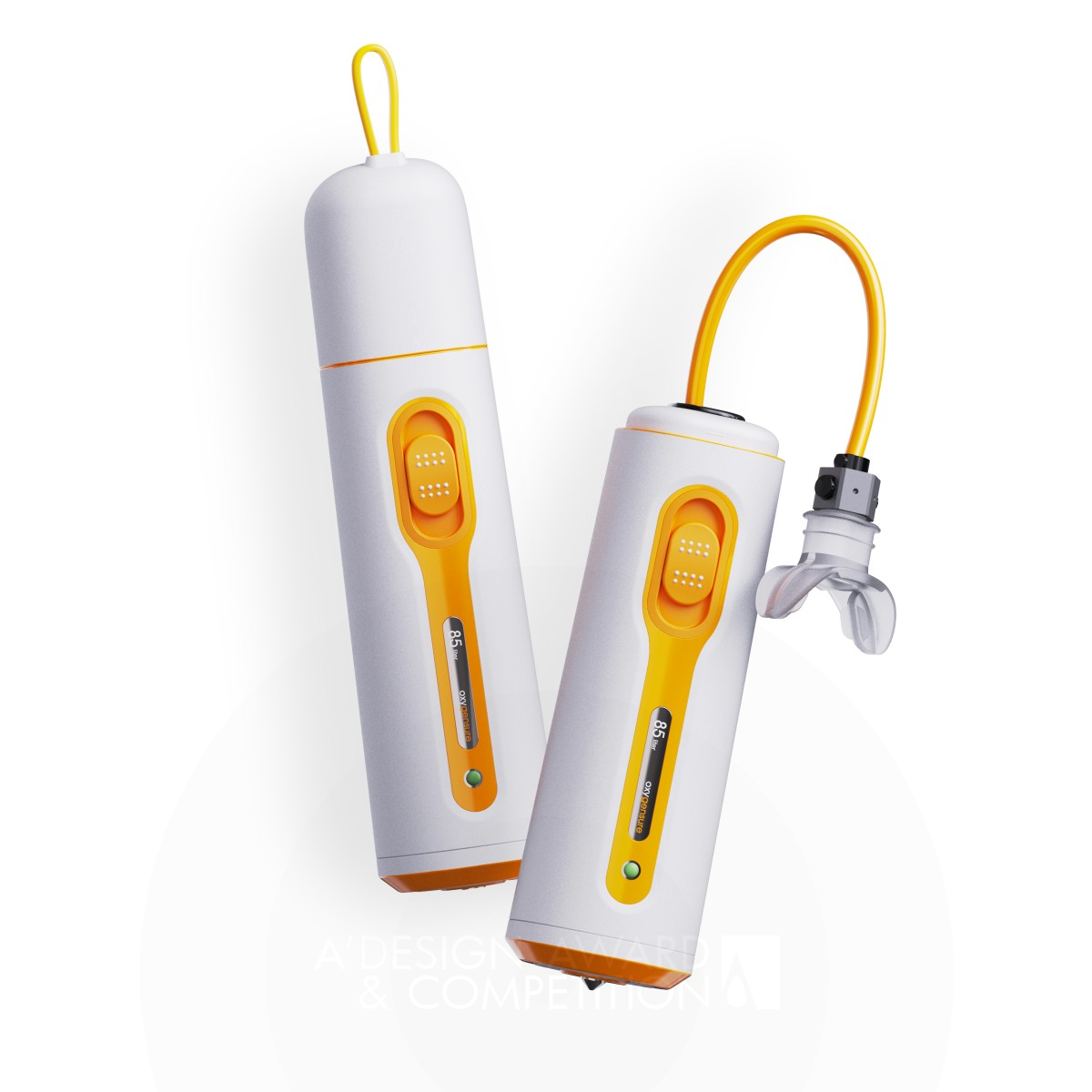 Oxygensure Rescue Bottle with Oxygen Cylinder  by Chong Gao and Jianing Dong Iron Security, Safety and Surveillance Products Design Award Winner 2023 