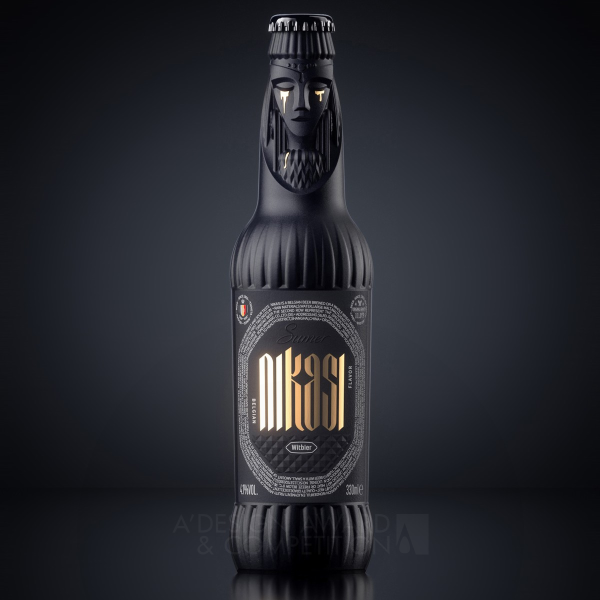 Nikasi White Beer Packaging by Tiger Pan Silver Packaging Design Award Winner 2023 