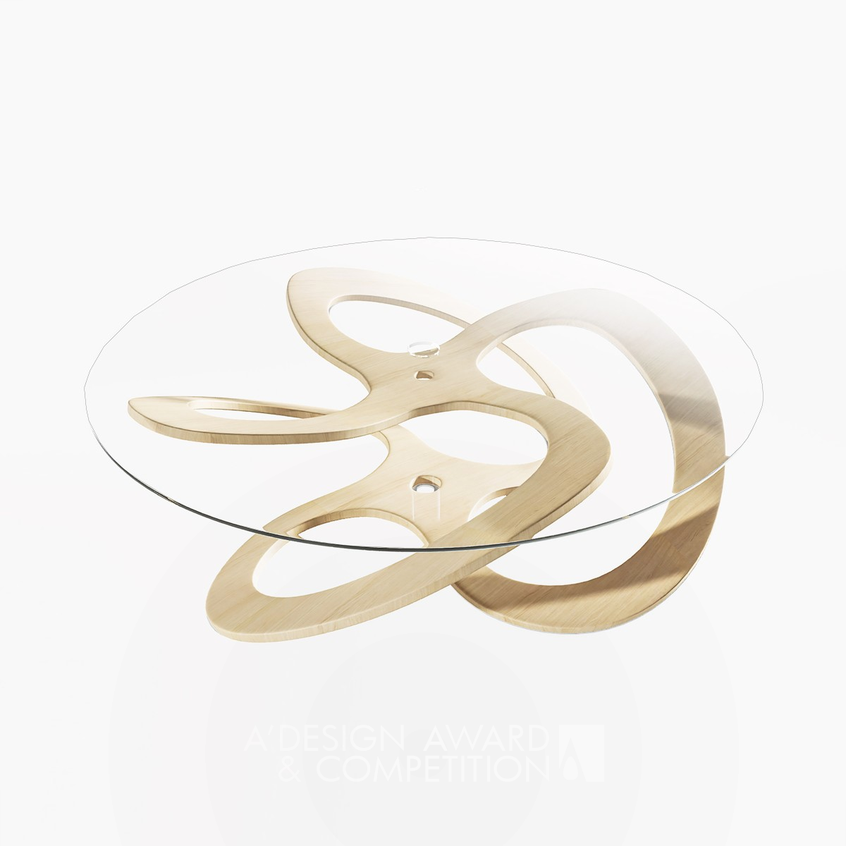 Folding Seasons Coffee Table by Aw Siao Ping Iron Furniture Design Award Winner 2023 