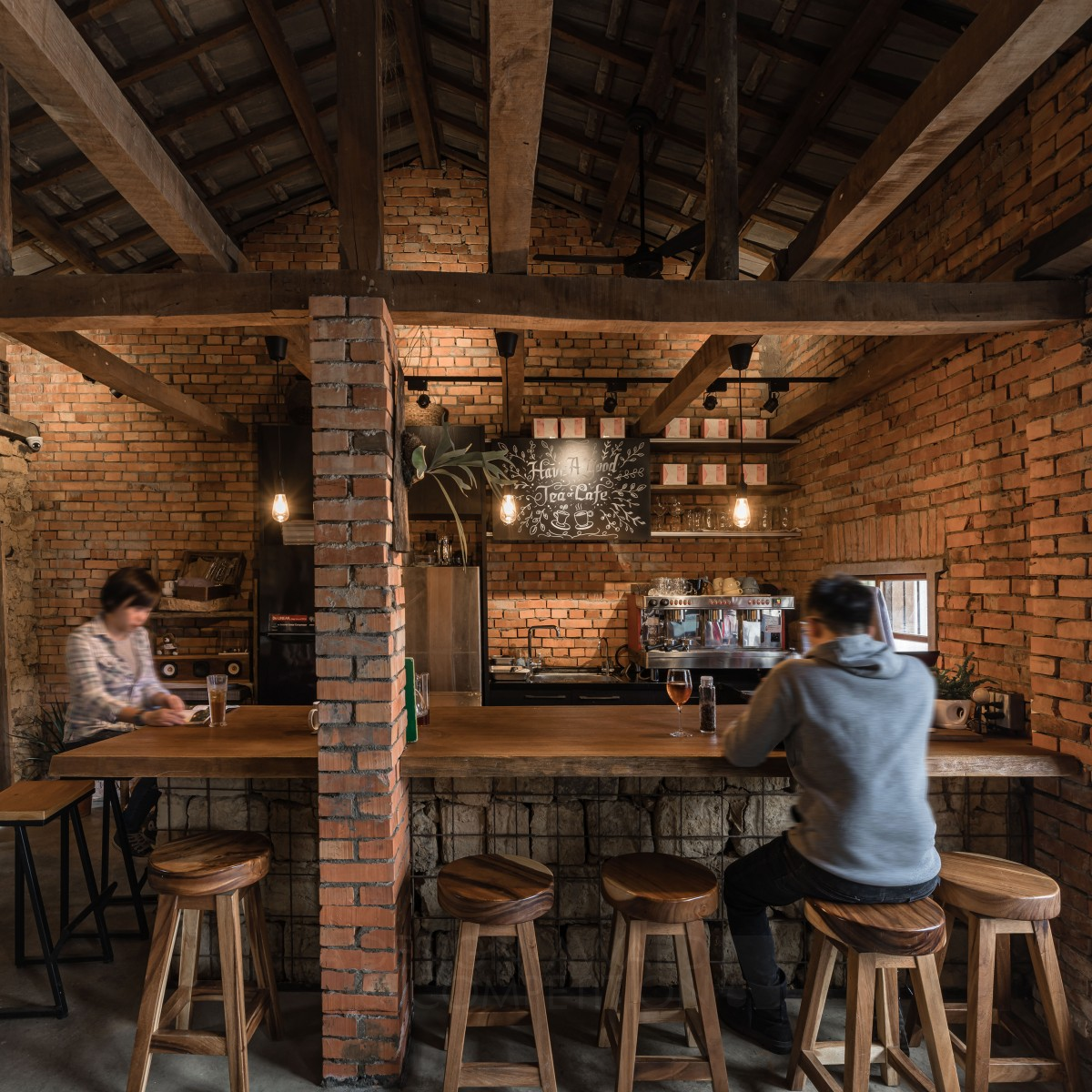 Sunmoon Tea Shop by Yu-Ting Chen Bronze Interior Space and Exhibition Design Award Winner 2023 