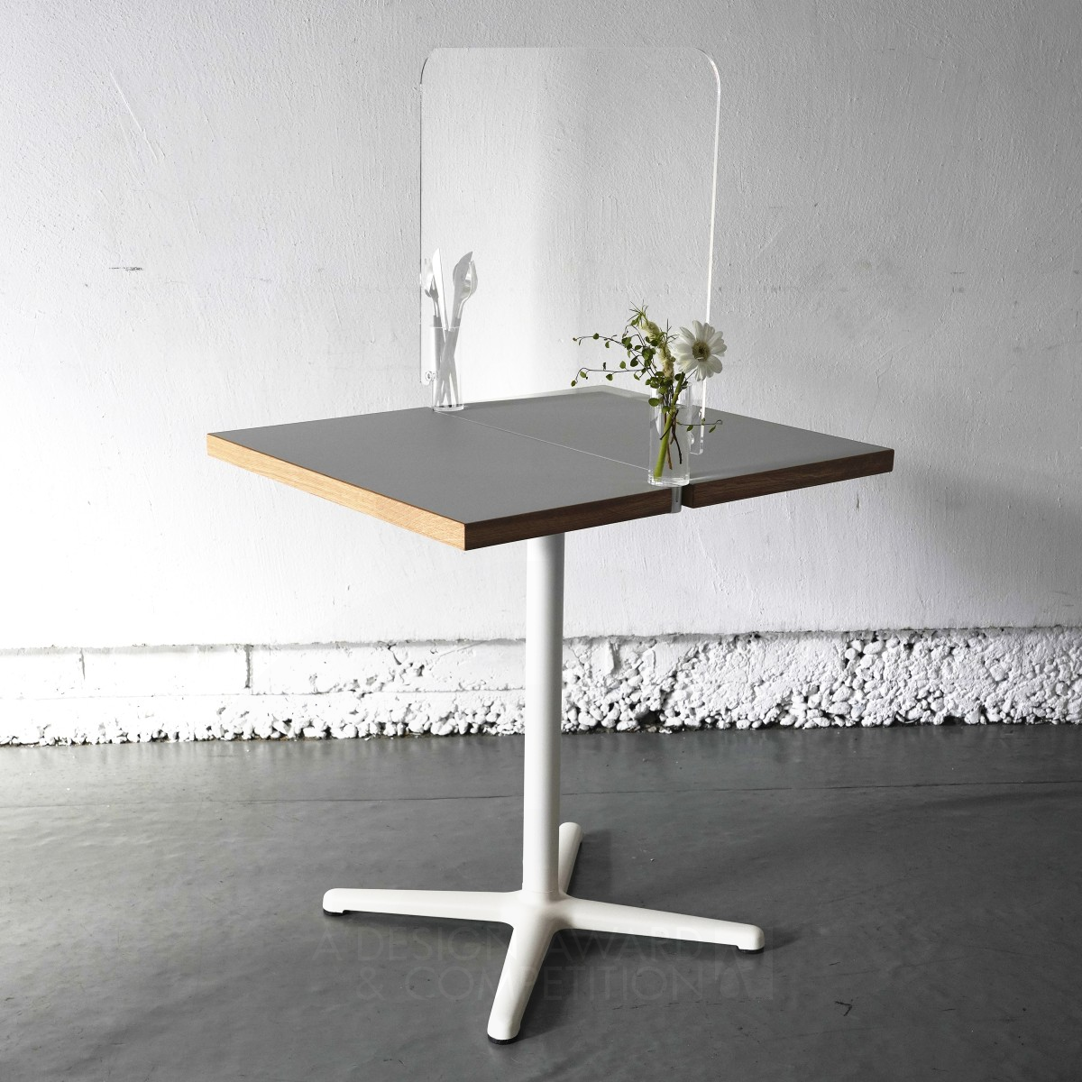 Story Table with Partition by Hitoshi Motomura Iron Furniture Design Award Winner 2023 