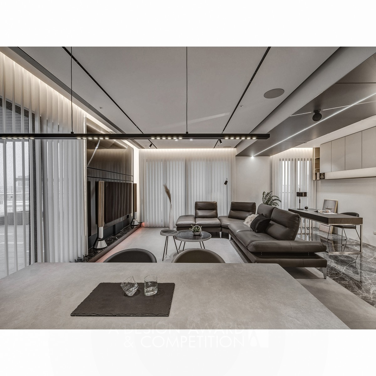 Highlight Residence Residential Apartment by Tai+Associates - Tai Chen Bronze Interior Space and Exhibition Design Award Winner 2023 