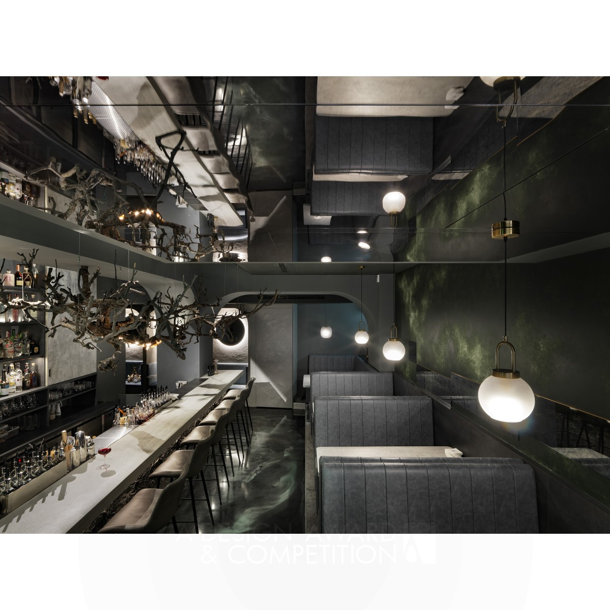 Silver Lining Restaurant and Bar by Ching Hu Silver Interior Space and Exhibition Design Award Winner 2023 