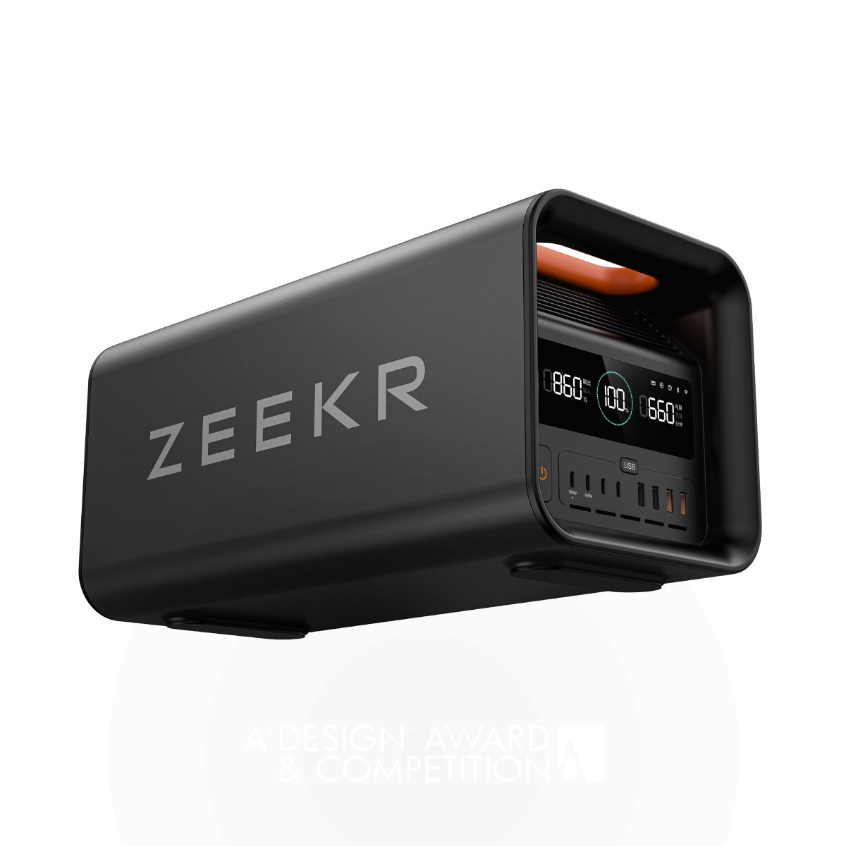 Zeekr Portable Power Station Mobile Charging Equipment by Polar Krypton Automobile NB HGH Bay Silver Energy Products, Projects and Devices Design Award Winner 2023 