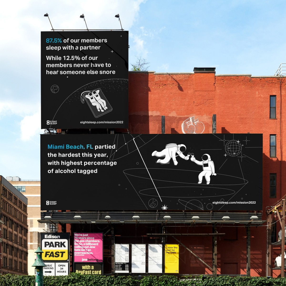 Mission Sleep Fitness Recap Campaign by Jisoo Sim Bronze Advertising, Marketing and Communication Design Award Winner 2023 