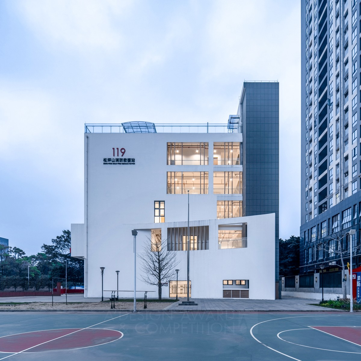 Songpingshan Fire Station by Suiadr Bronze Architecture, Building and Structure Design Award Winner 2023 