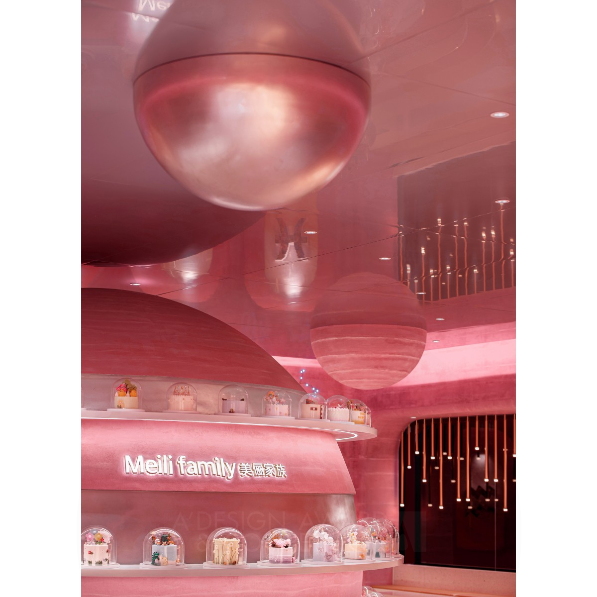 Sweet Interstellar Cake Shop by Feng Peng Silver Interior Space and Exhibition Design Award Winner 2023 