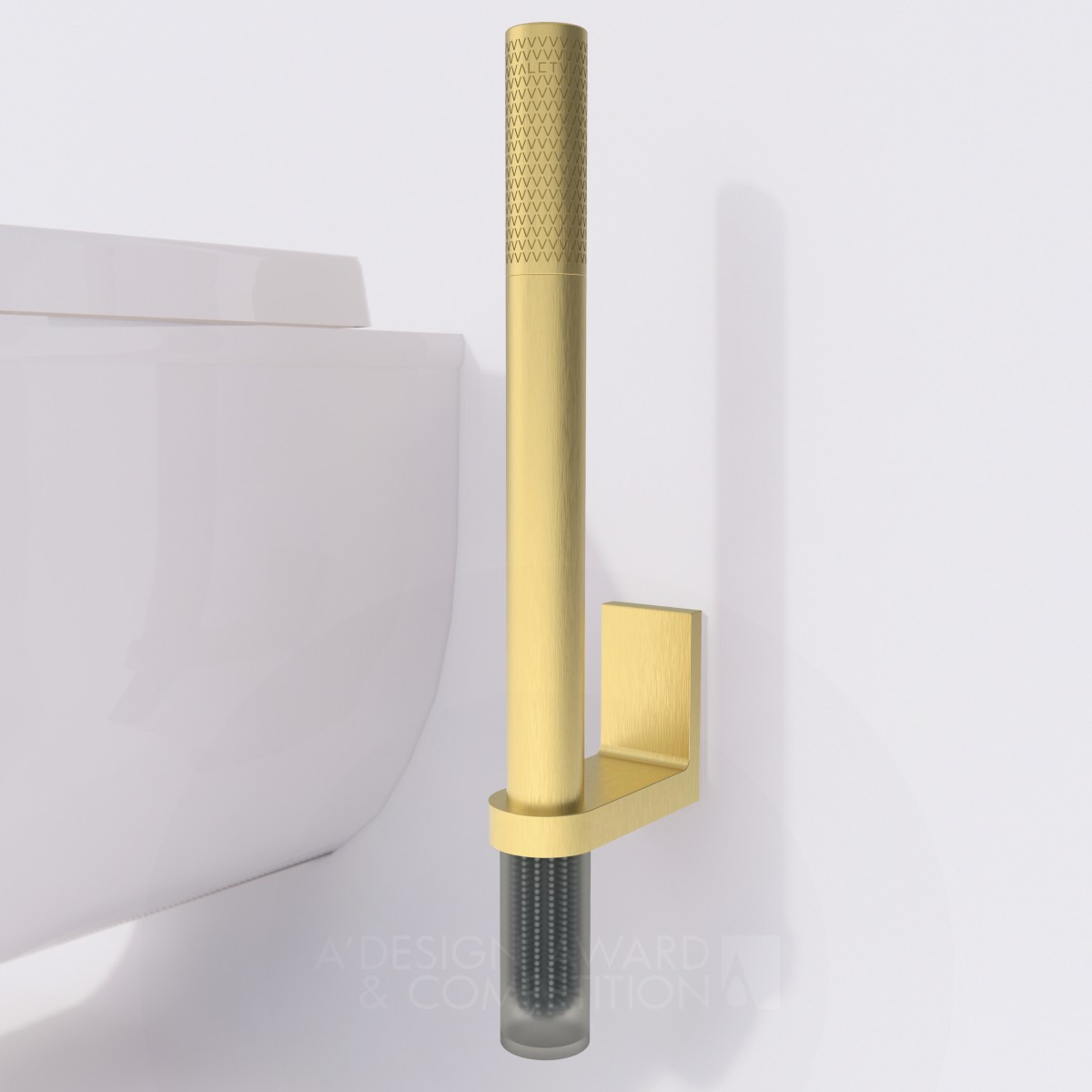 Valet Toilet Brush Ensemble by Tom Doull and Michael Bowen Iron Bathroom Furniture and Sanitary Ware Design Award Winner 2023 