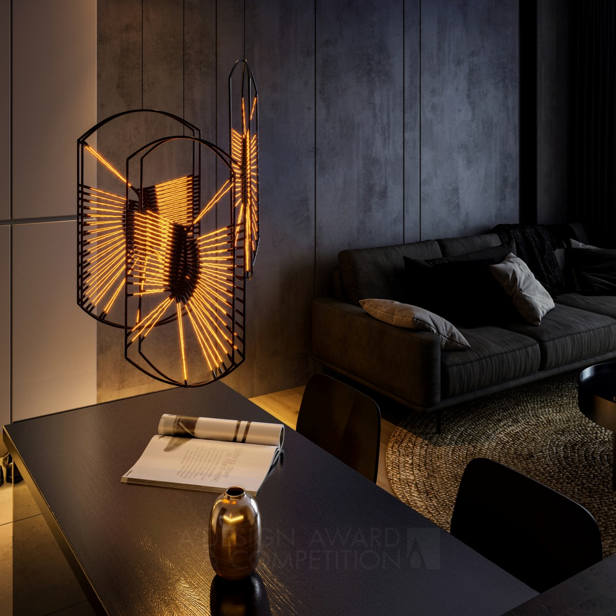 The Alien Lighting  by Sepideh Bayat Silver Lighting Products and Fixtures Design Award Winner 2023 