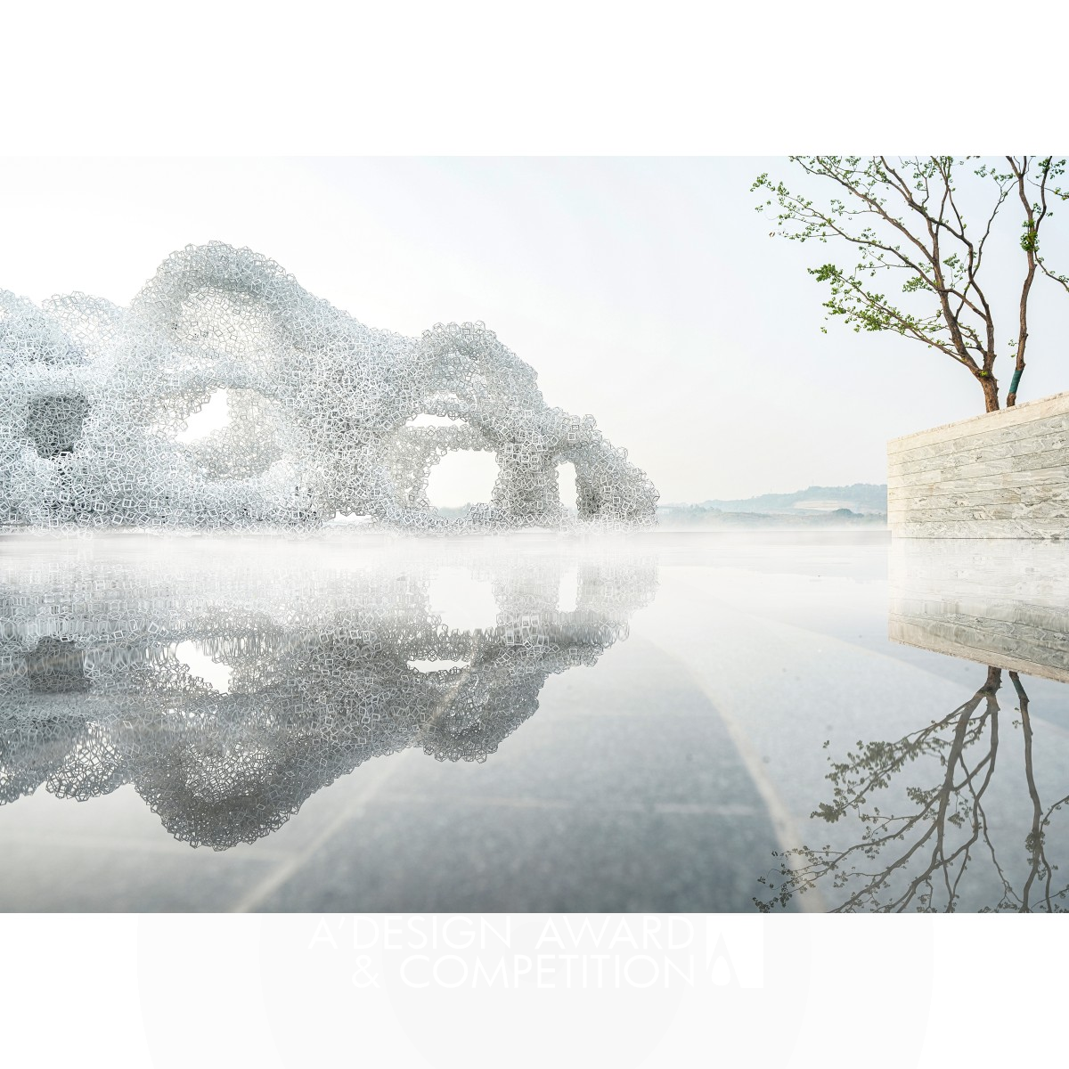 River Cloud Outdoor Landscape by Shang Cai Golden Landscape Planning and Garden Design Award Winner 2023 