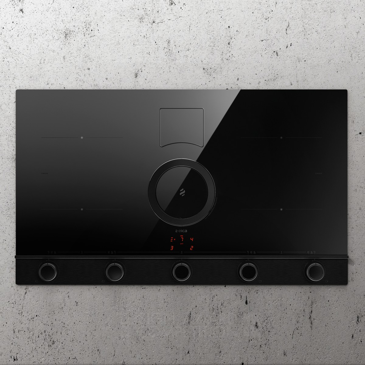 Nikolatesla Unplugged Extractor Induction Hob With Knobs by Elica - Fabrizio Crisa Platinum Home Appliances Design Award Winner 2023 