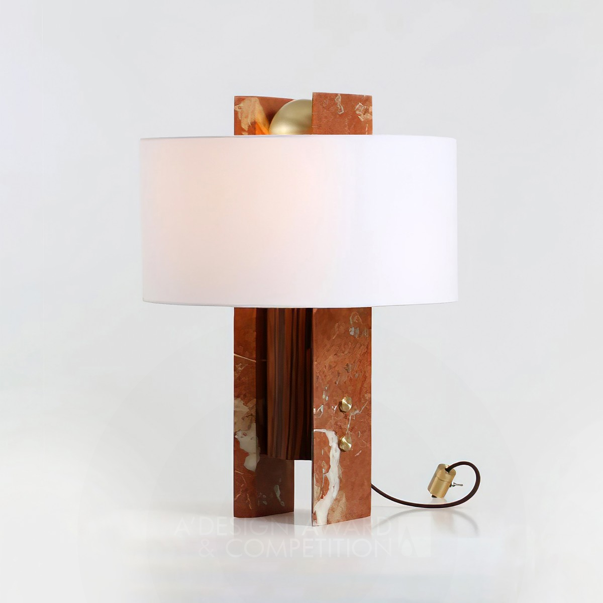 Poente Table Lamp by Marcos Duailibe Bronze Lighting Products and Fixtures Design Award Winner 2023 