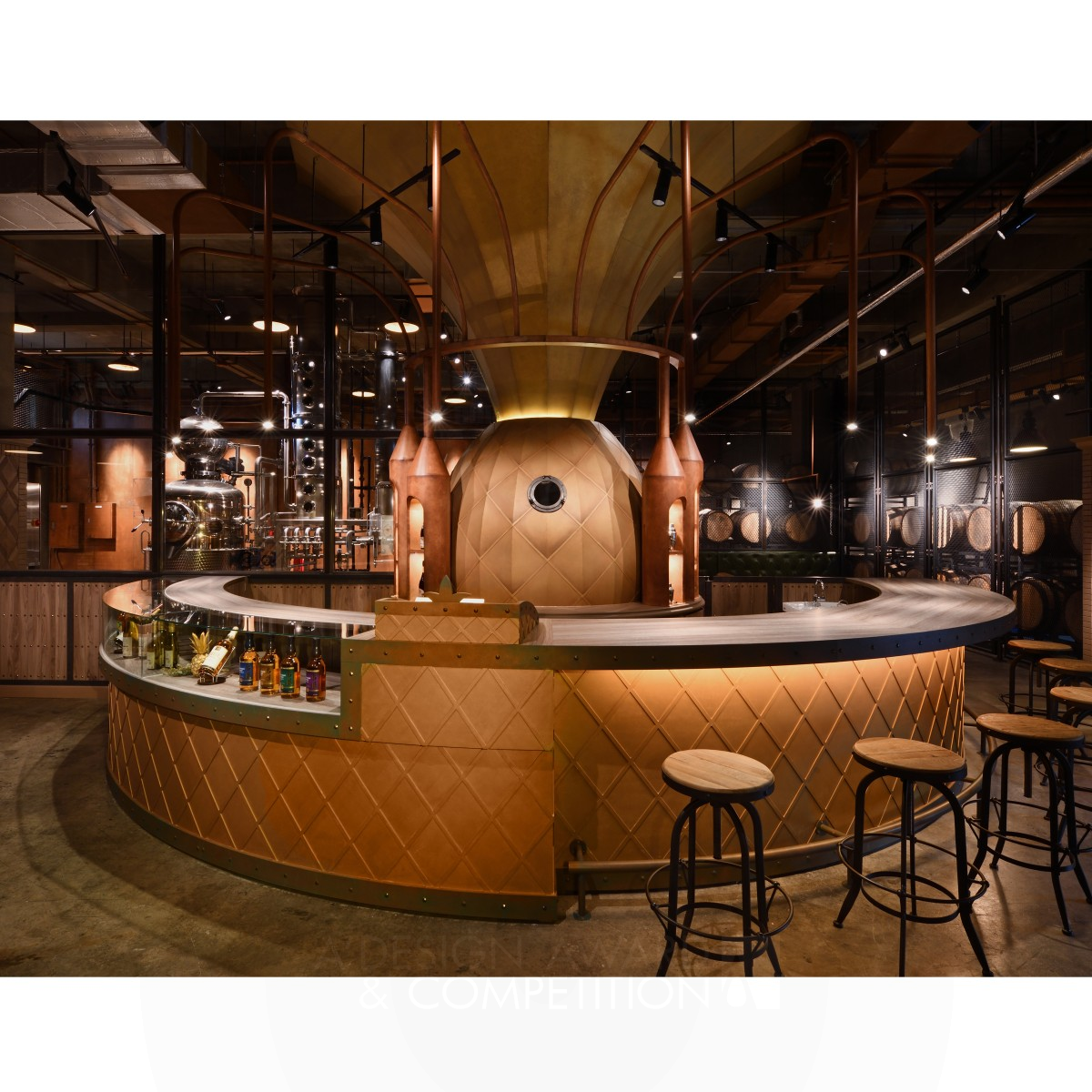 La Pina Distillery Amusement Shop by Shinjiro Heshiki Silver Interior Space and Exhibition Design Award Winner 2023 