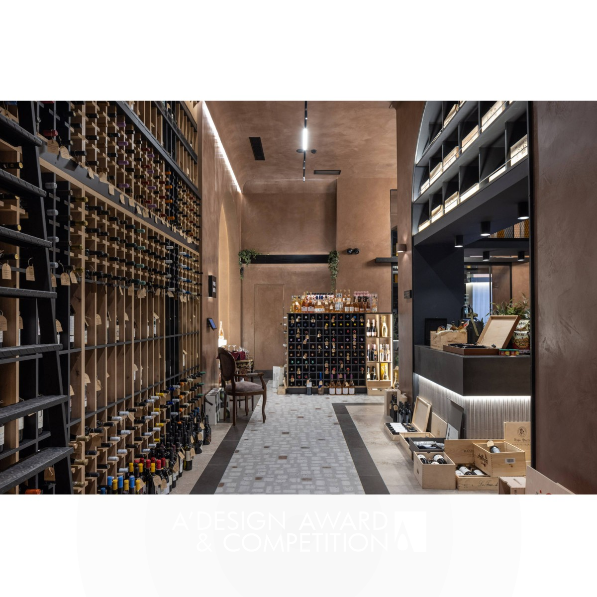 Zafiri Cava Deli Retail Shop by Konstantinos Gkagkos Silver Interior Space and Exhibition Design Award Winner 2023 