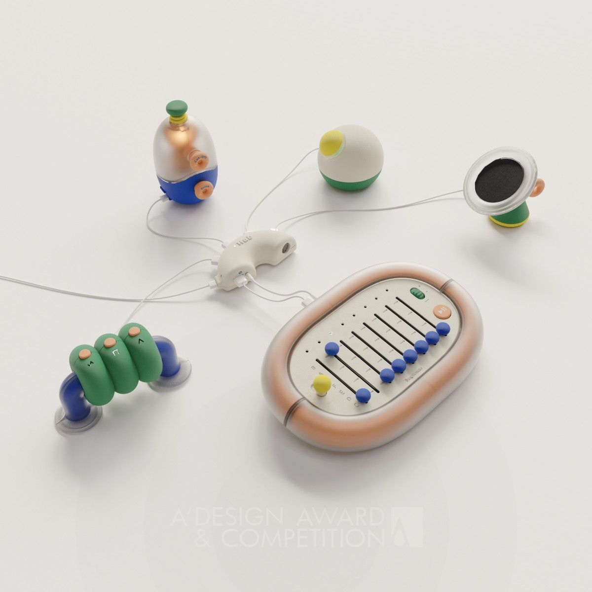 Dudo Synthetic Music Enlightenment Toys  by Hsin Chen Lin and Zi Yun Hsu Silver Toys, Games and Hobby Products Design Award Winner 2023 