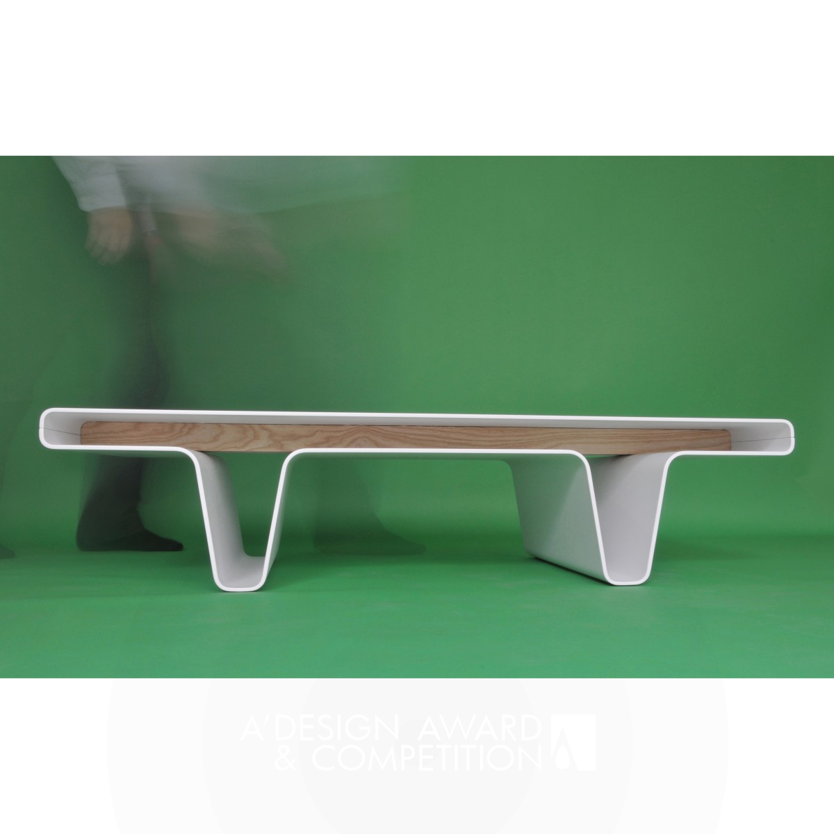 Bend Coffee Table by Jan Goderis Bronze Furniture Design Award Winner 2023 