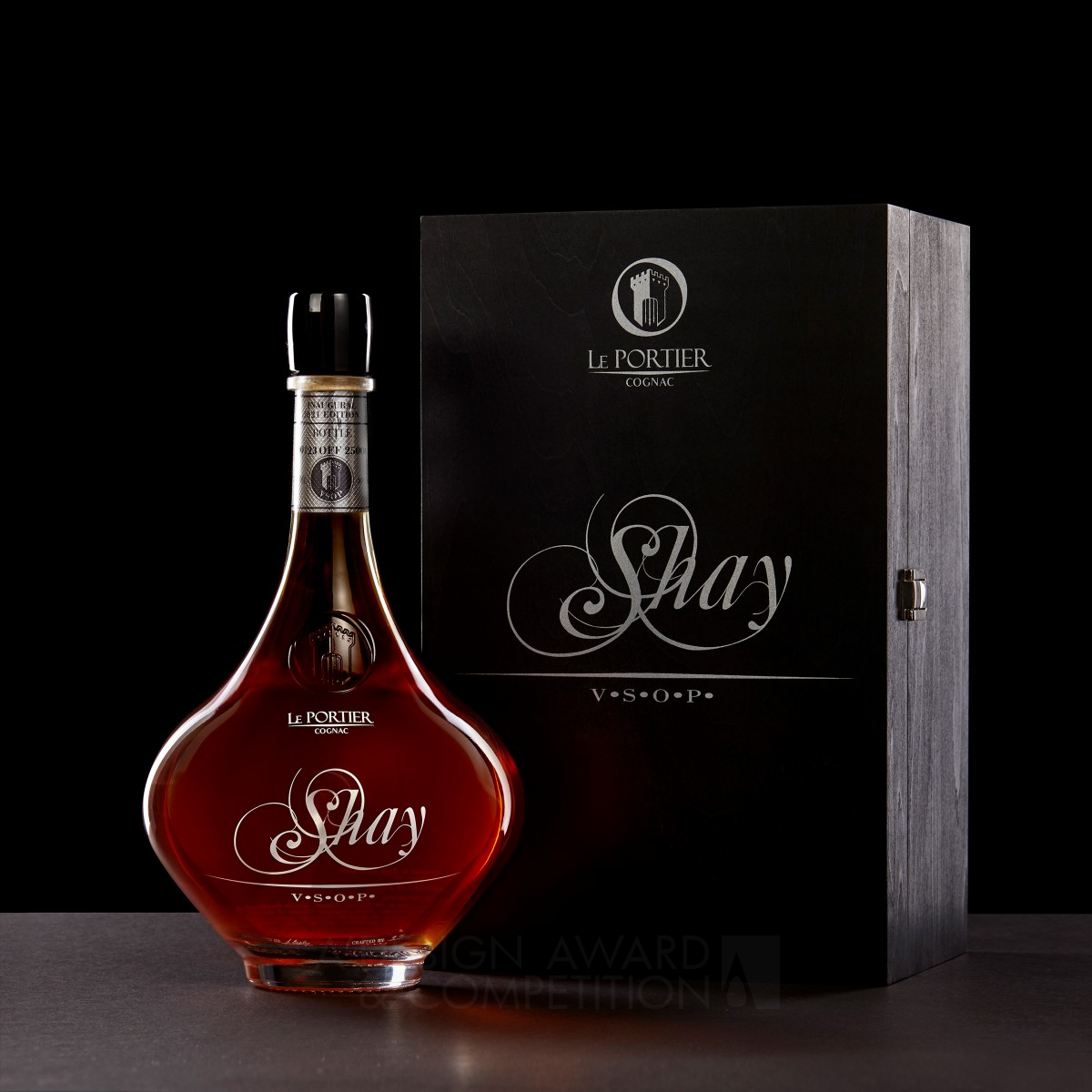 Shay Vsop Luxury Cognac by Tiago Russo and Katia Martins Silver Packaging Design Award Winner 2023 