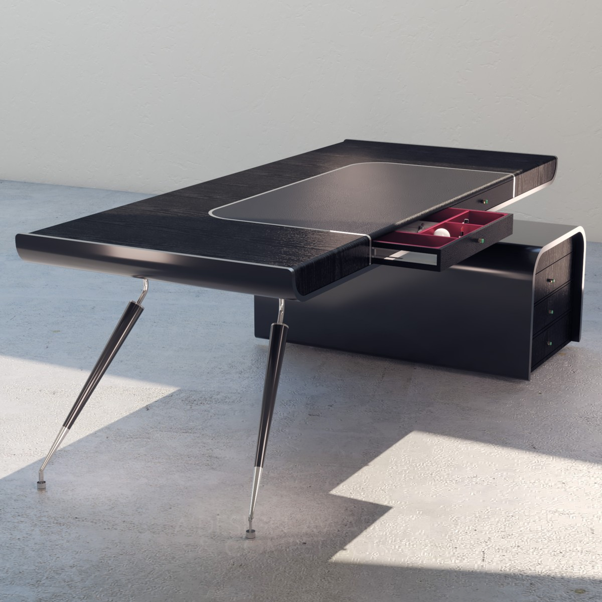 Oo2 Desk by Sepehr Mehrdadfar Iron Office Furniture Design Award Winner 2023 