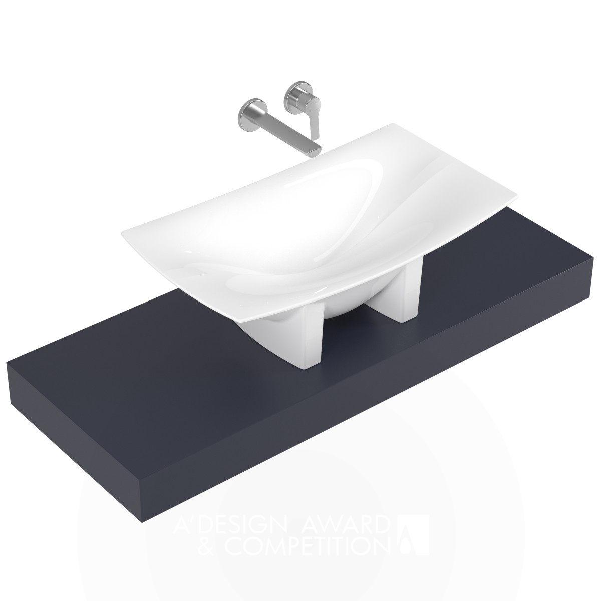 Serel Magic Countertop Washbasin by Serel Design Team Iron Bathroom Furniture and Sanitary Ware Design Award Winner 2023 