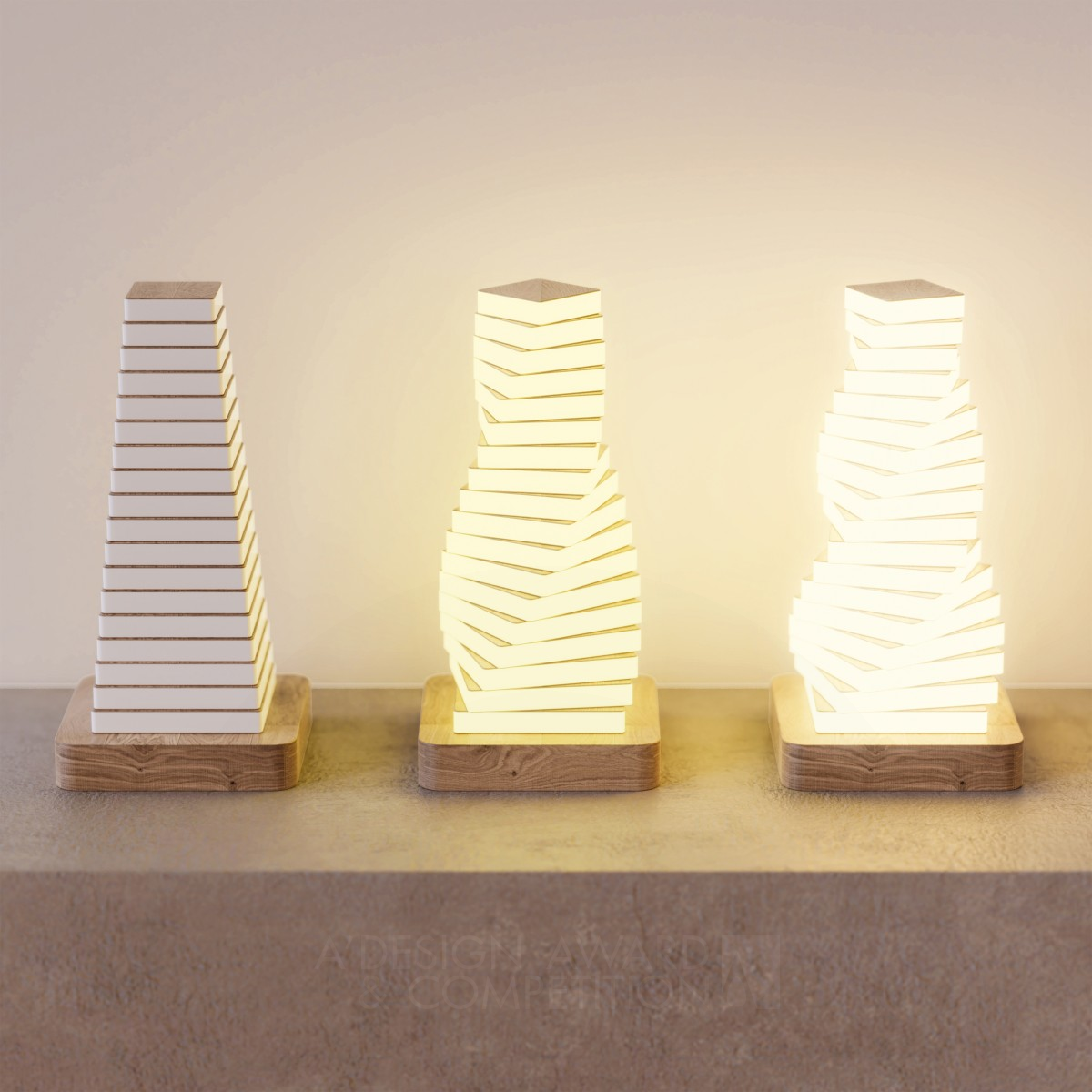 Pagoda Lamp by Zongming Liu and Xingchen Pan Iron Lighting Products and Fixtures Design Award Winner 2023 