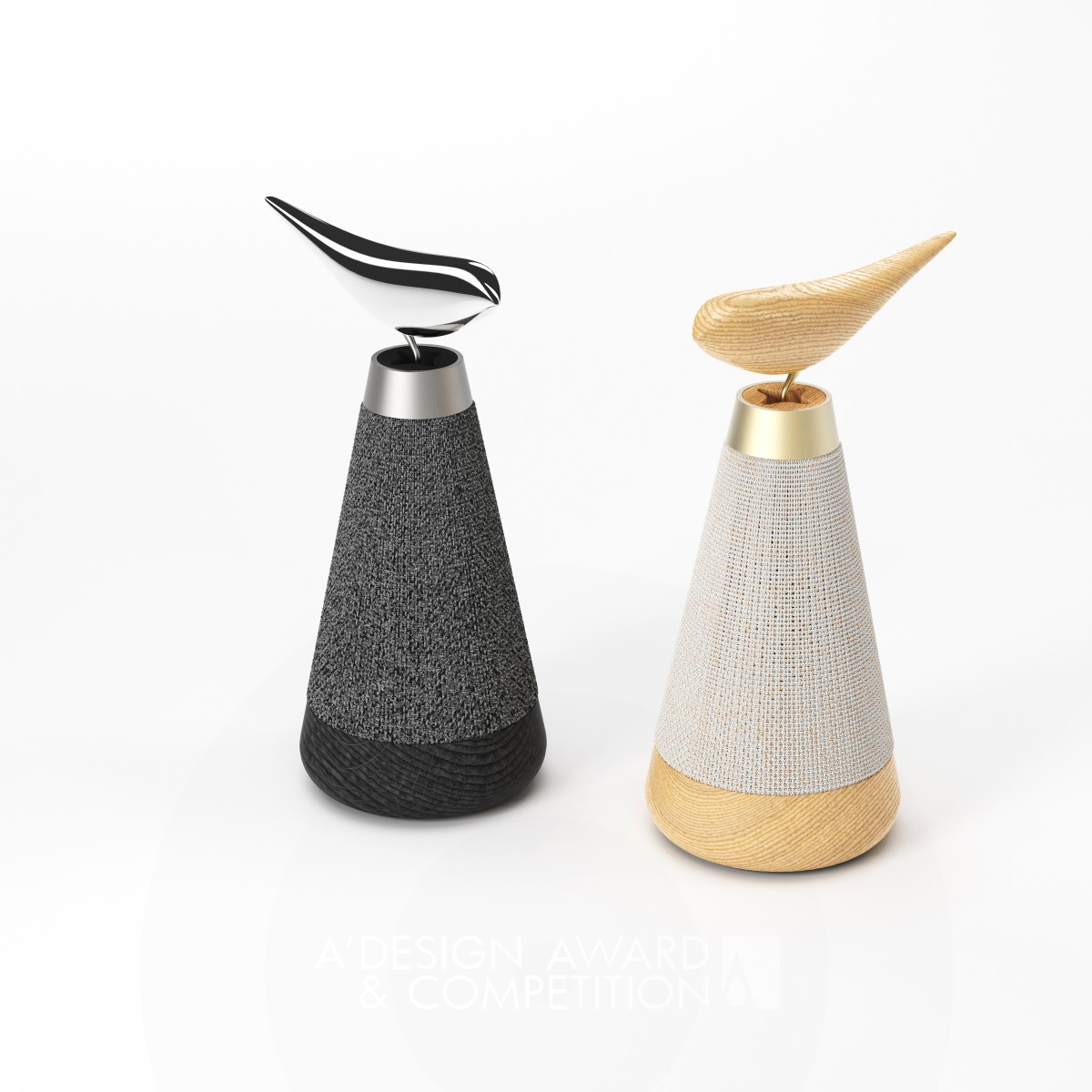 Birdy Speaker by Leijing Zhou and Xin An Iron Audio and Sound Equipment Design Award Winner 2023 