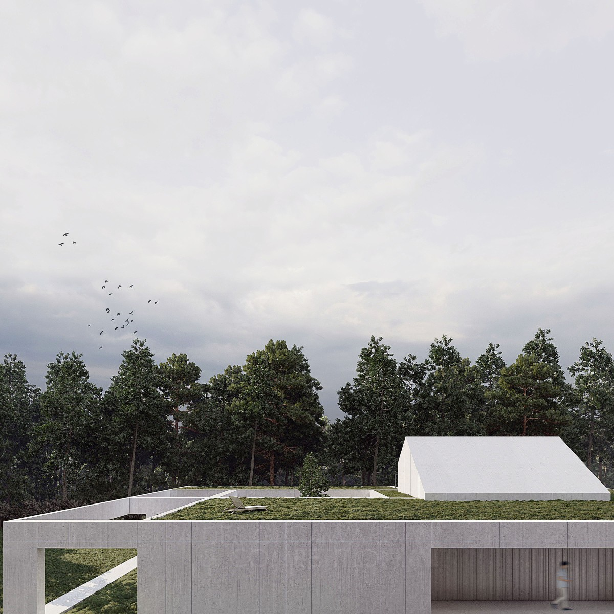 Semi Opened Residential House by Mateusz Gornik Silver Architecture, Building and Structure Design Award Winner 2023 