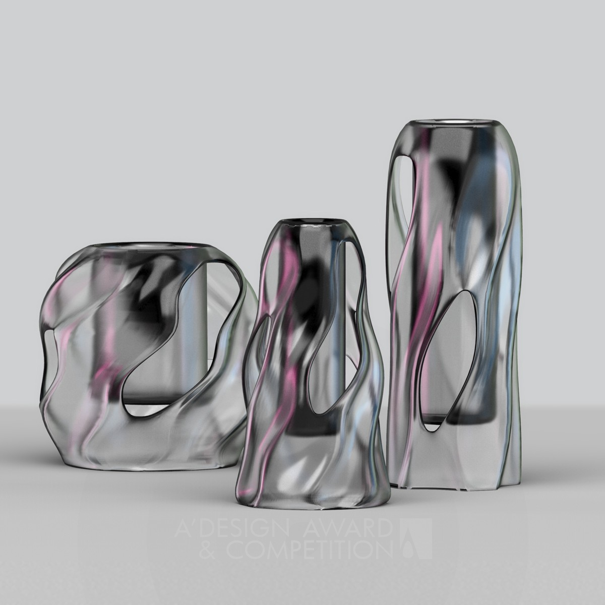 Mila 3D Printed Vase by Industrial Design College of LAFA Silver 3D Printed Forms and Products Design Award Winner 2023 