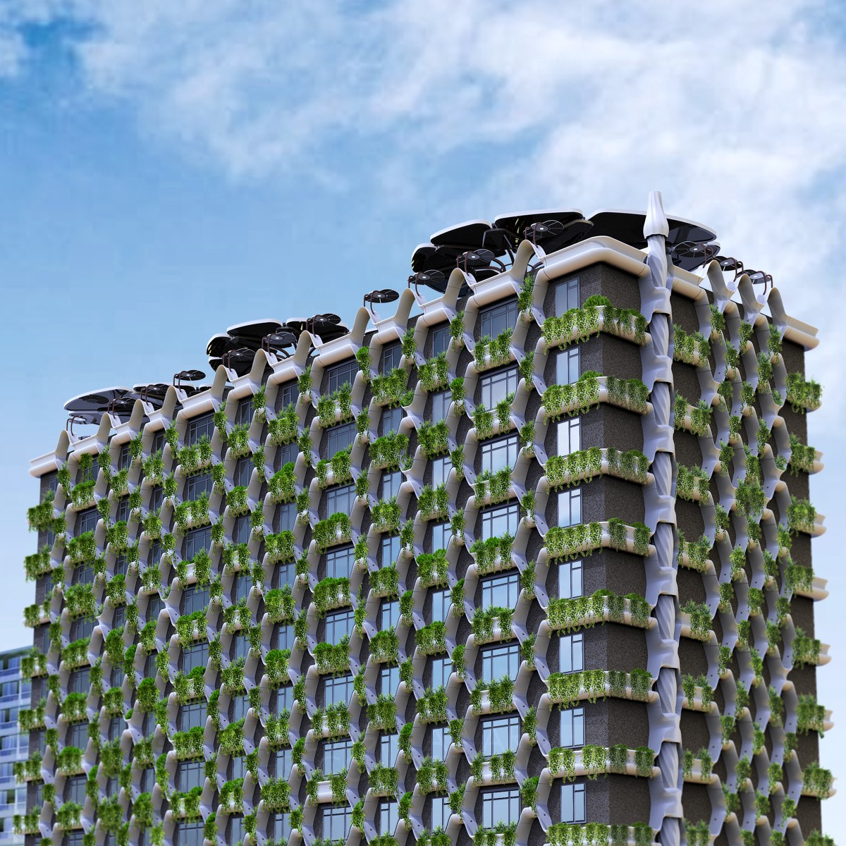 Photosynthetic City Biomass Power System by Industrial Design College of LAFA Iron Sustainable Products, Projects and Green Design Award Winner 2023 