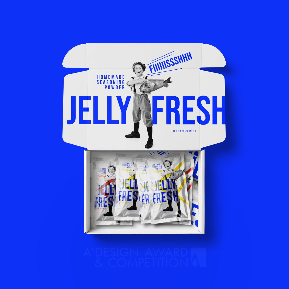 Jelly Fresh Seasoning Brand by Rodrigo Chiaparini Silver Packaging Design Award Winner 2023 