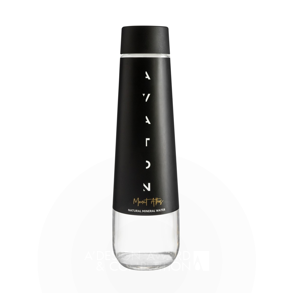 Avaton Premium Water Bottle by Dimitrios Babakos Silver Packaging Design Award Winner 2023 