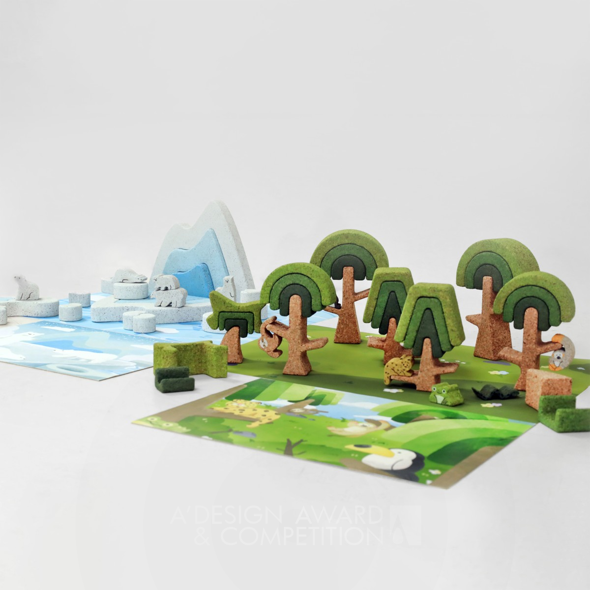 Habitat Educational Toy Brick by Jia Xin, Wei Chi and Yu Chieh Bronze Toys, Games and Hobby Products Design Award Winner 2023 