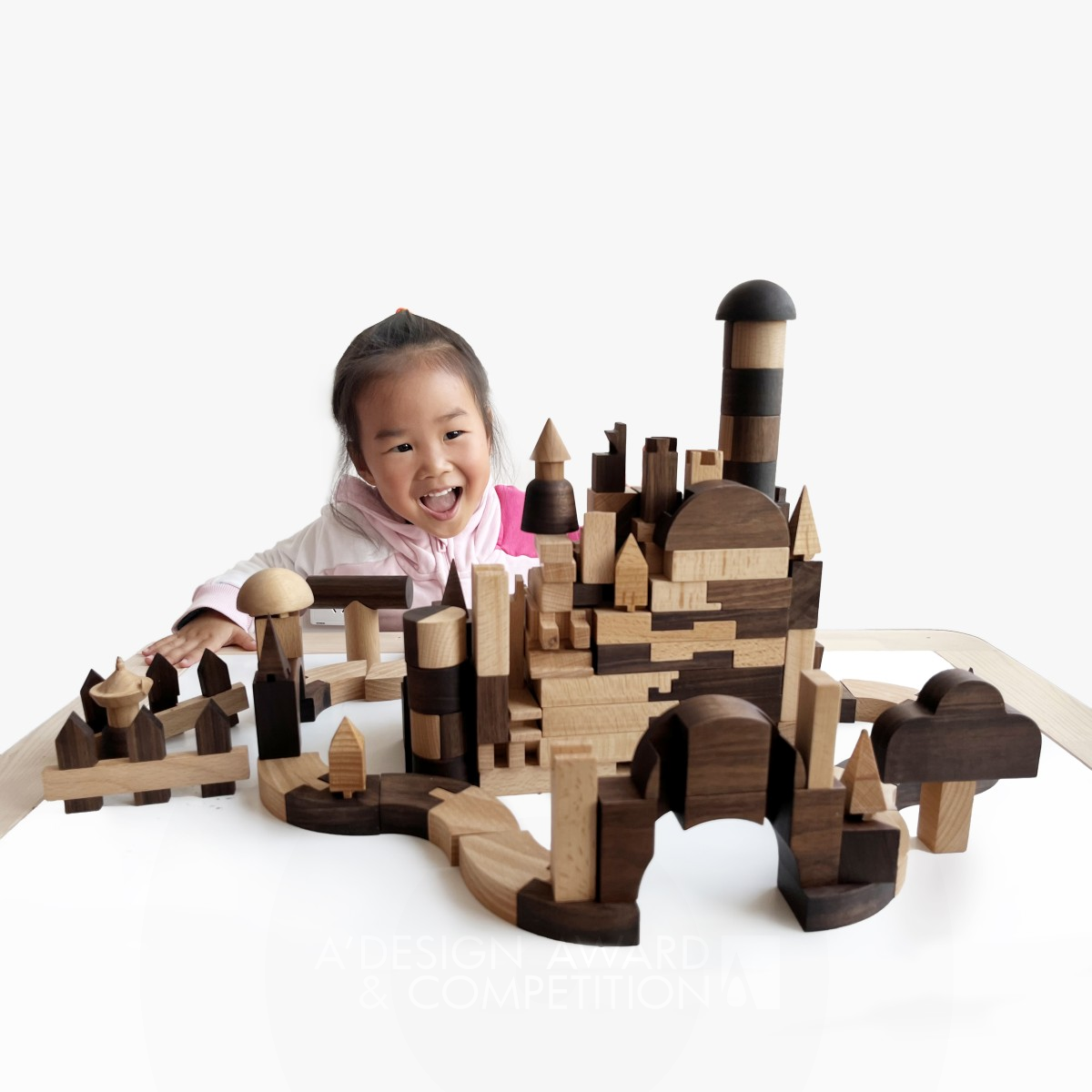 Concave-Convex Mortise and Tenon Blocks by Shanghai Art and Design Academy Bronze Toys, Games and Hobby Products Design Award Winner 2023 